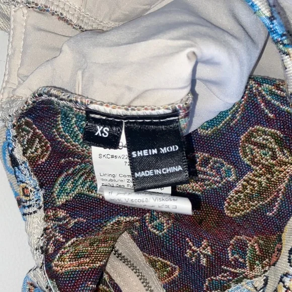 Butterfly Print Women's Corset Top - Picture 2 of 4